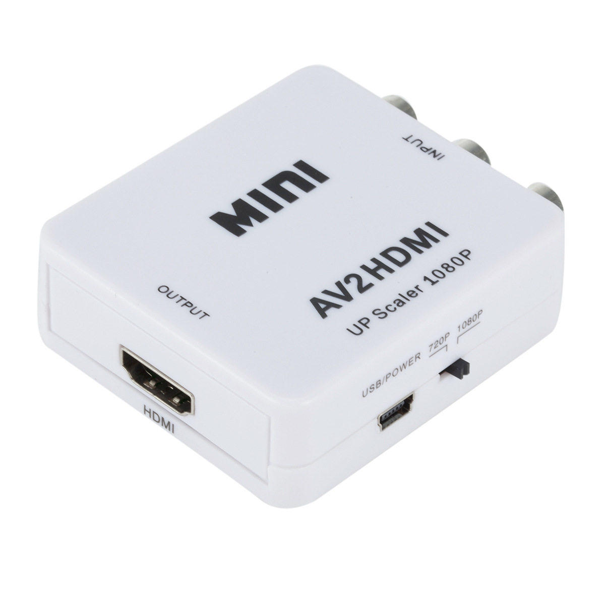 Manufacturer-supplied AV to HDMI converter mini AV to HDTV high-definition video converter AV2HDMI