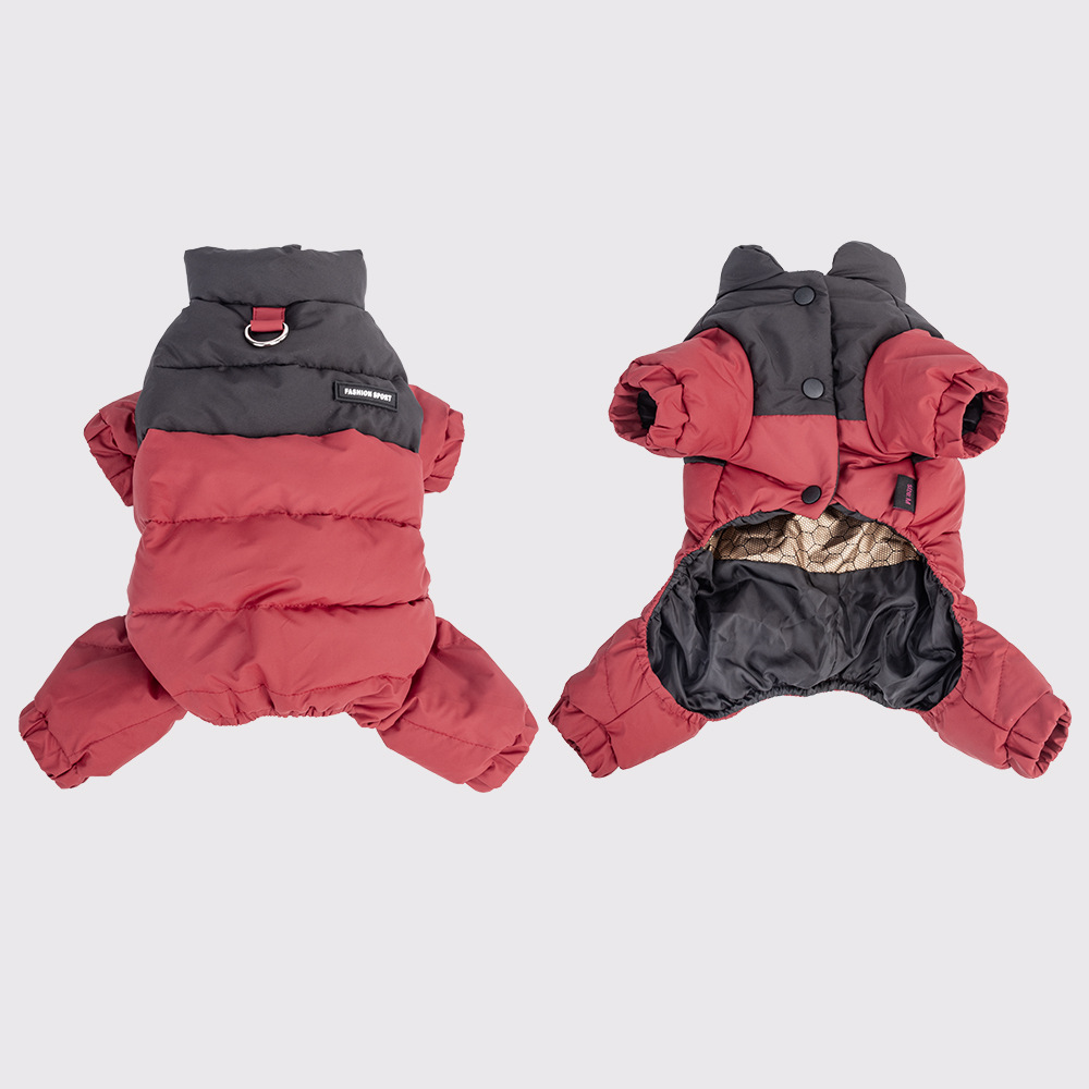 K3174 Dog Winter Jackets Small Dog Insulated Warm Jacket, Windproof Cold Weather Vest