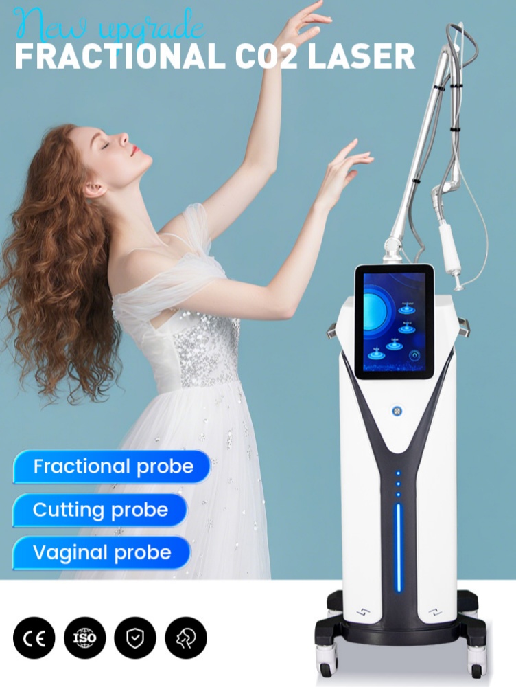 Professional For CO2 Laser Fractional Picosecond Laser Acne Removal Skin Wrinkle Removal Stretch Mark Rejuvenation And Beauty Machine