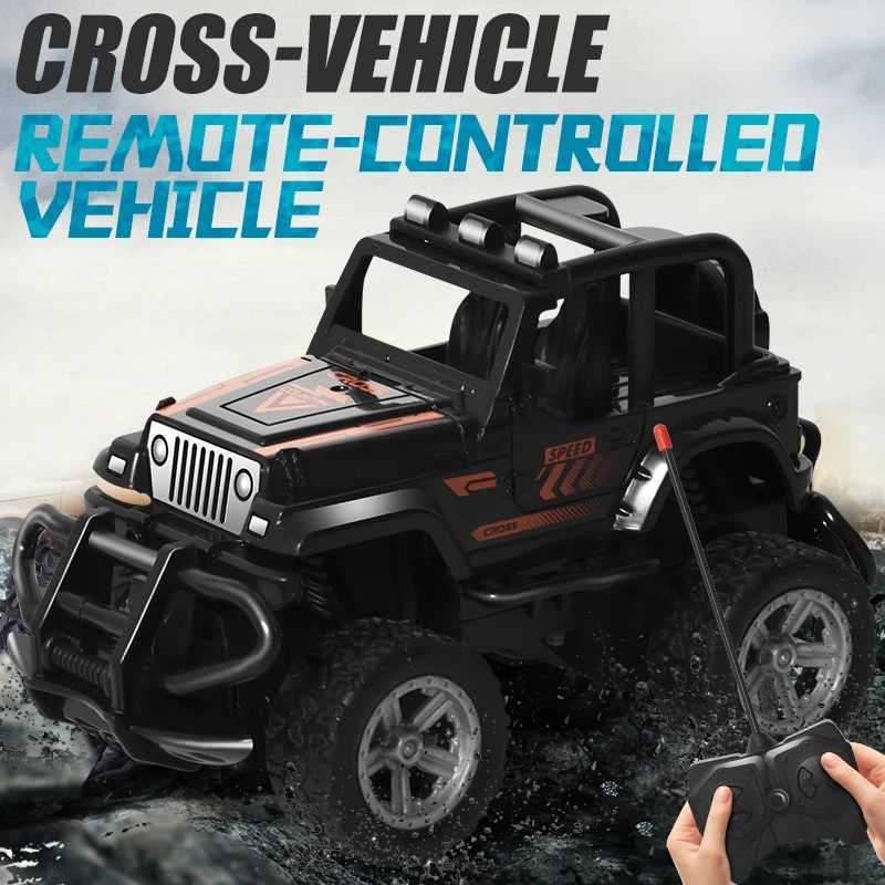 Childrens remotecontrolled toy car model fourwheel drive inertia offroad vehicle anti fall rebound cool driftT251010
