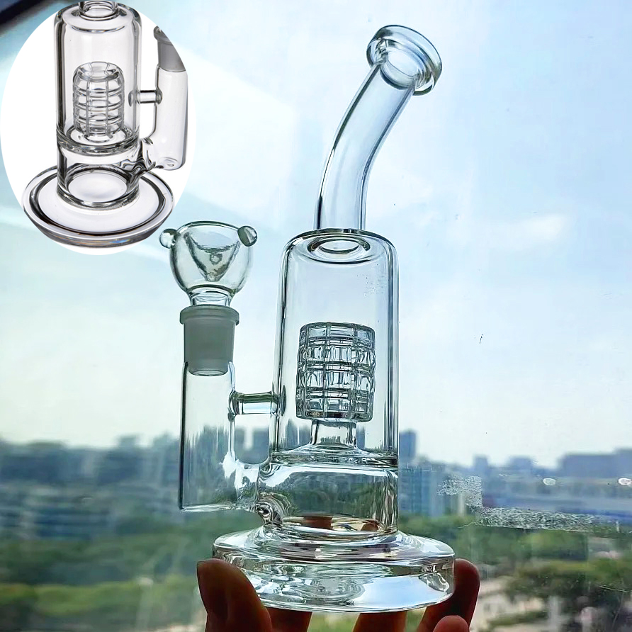 Glass Bong Hookahs Birdcage Matrix Perc Glass Water Bongs Bubbler Thick Smoking Glass Water Pipes with 18mm banger