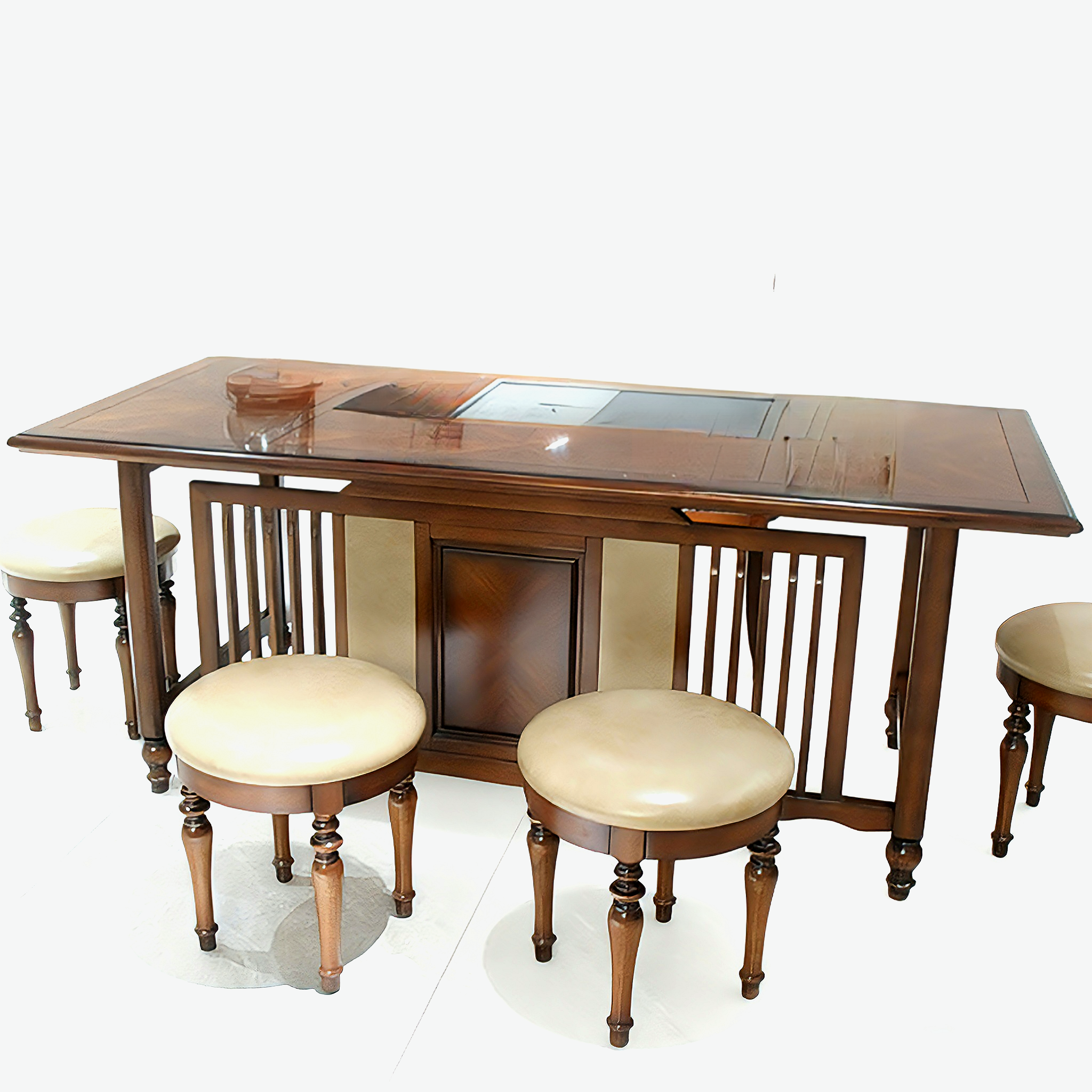 Zhong zhixin The high-end luxury designer coffee table is crafted with solid wood craftsmanship
