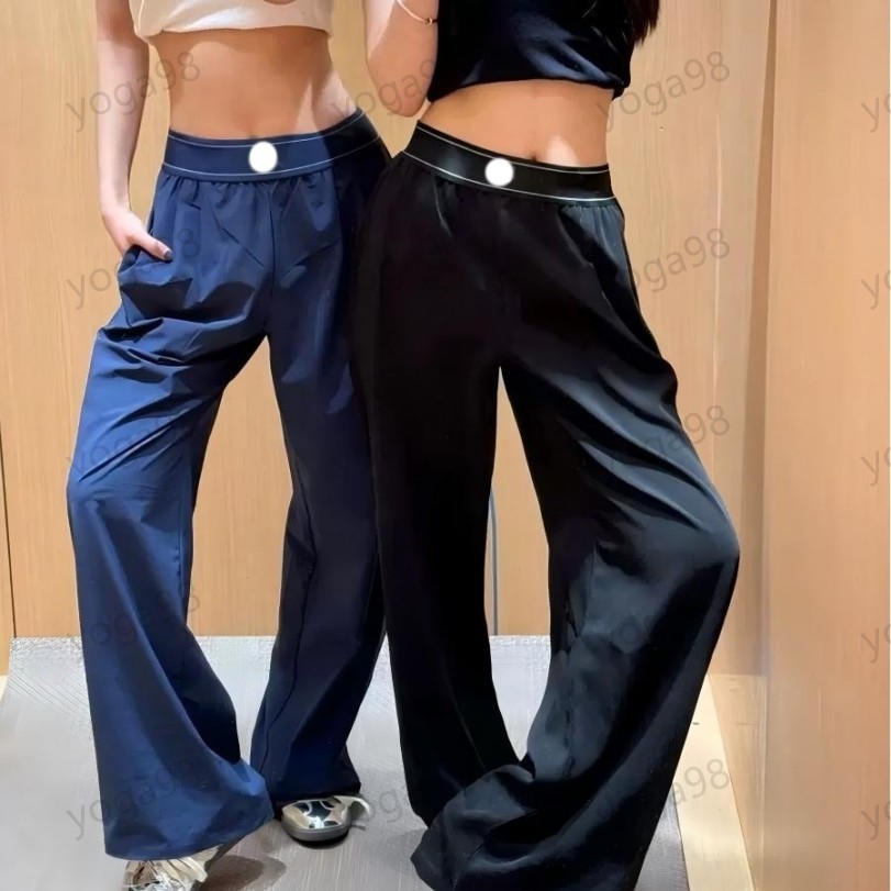 High waisted women's straight leg yoga pants with hip lifting design, sporty and comfortable straight leg pants