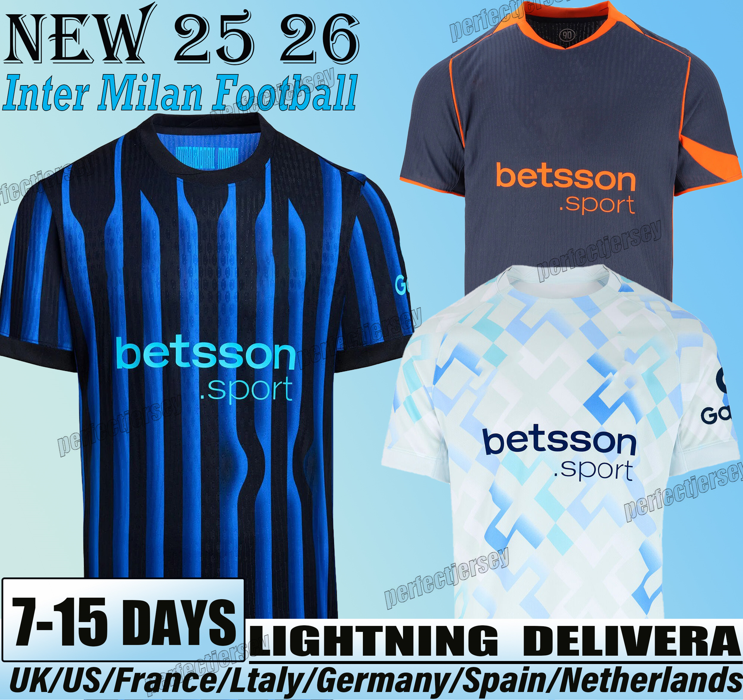 Inter MilanJersey 25 26 inter millan 46 ROSSI Lautaro Martinez Marcus Thuram Stefan de Vrij Alessandro Bastoni DIMARCO BARELLA Football Shirt Inter Jersey kids kits