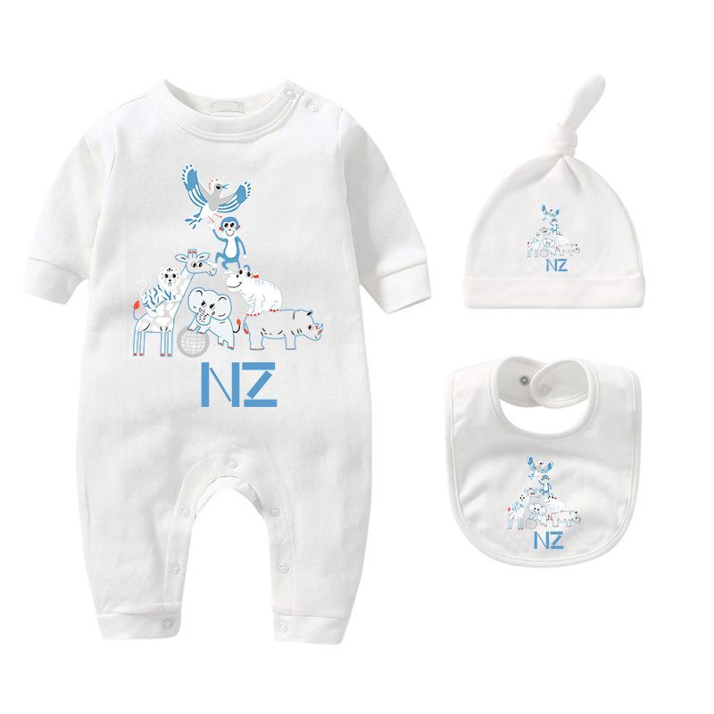 Designer Baby Rompers 100% Cotton Newborn Romper Sets New Born Jumpsuits Brand Kids Jumpsuit Girls Boys Clothes Babies Bodysuit DPD2509054