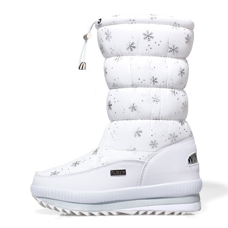 Women Snow Boots Platform Winter Boots Thick Plush Waterproof Non-slip Boots Fashion Women Winter Shoes Warm Fur Botas mujer 250106