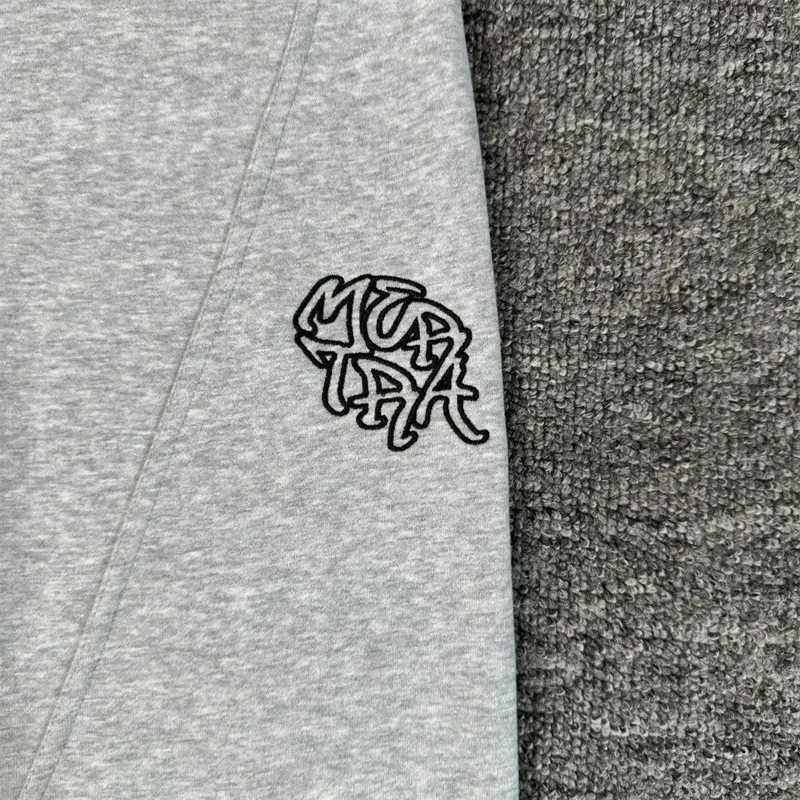 Oversized Mertra Embroidery Pants Men Women Pure Cotton Casual Trousers Jogger Drawstring Sweatpants X251010