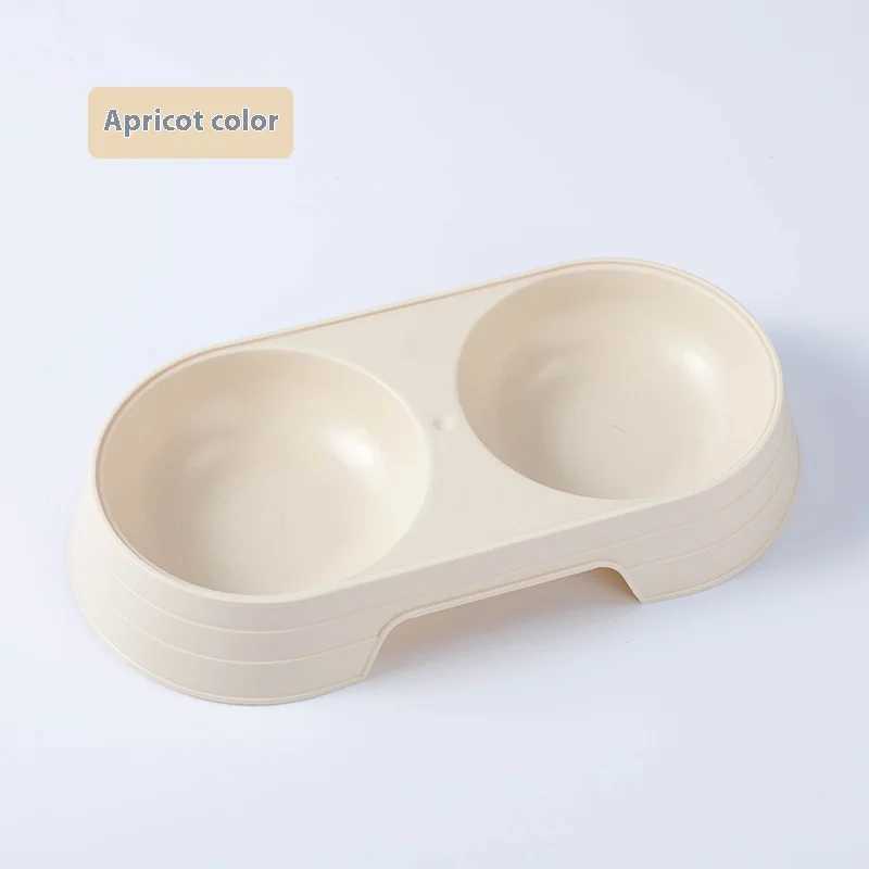 Candy cat bowl cat food bowl dog bowl drinking water and eating dualuse rice bowl wheat straw pet double bowl kitten food C251009