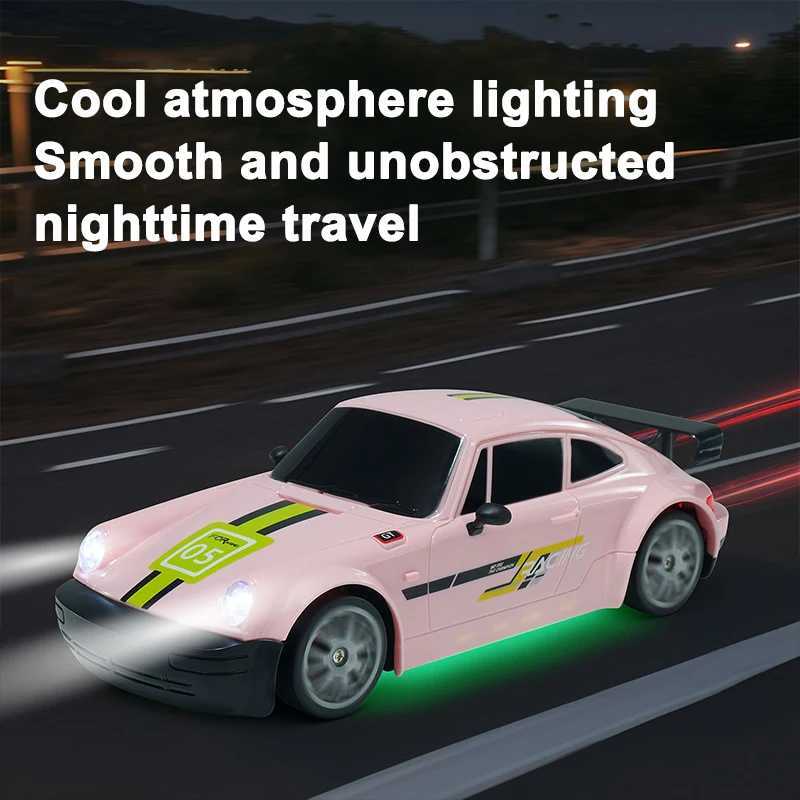 Kid 4WD Remote Control Drift Car Race Cars with LED Lights Professional High Speed 4X4 Racing Vehicle Model AE86PRO Toys GiftsT251010