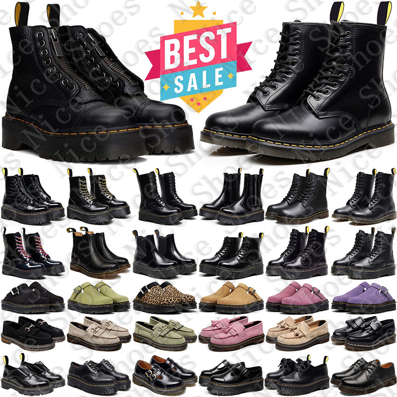 Designer boots martin booties Shoes for mens womens winter Autumn bottes heel botte leather sneakers luxury over the knee snow high platform