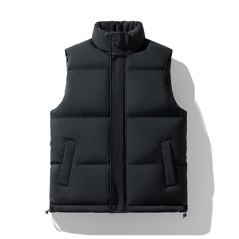 M-8XL large size stand collar winter thick cotton vest unisex same style cotton jacket waistcoat