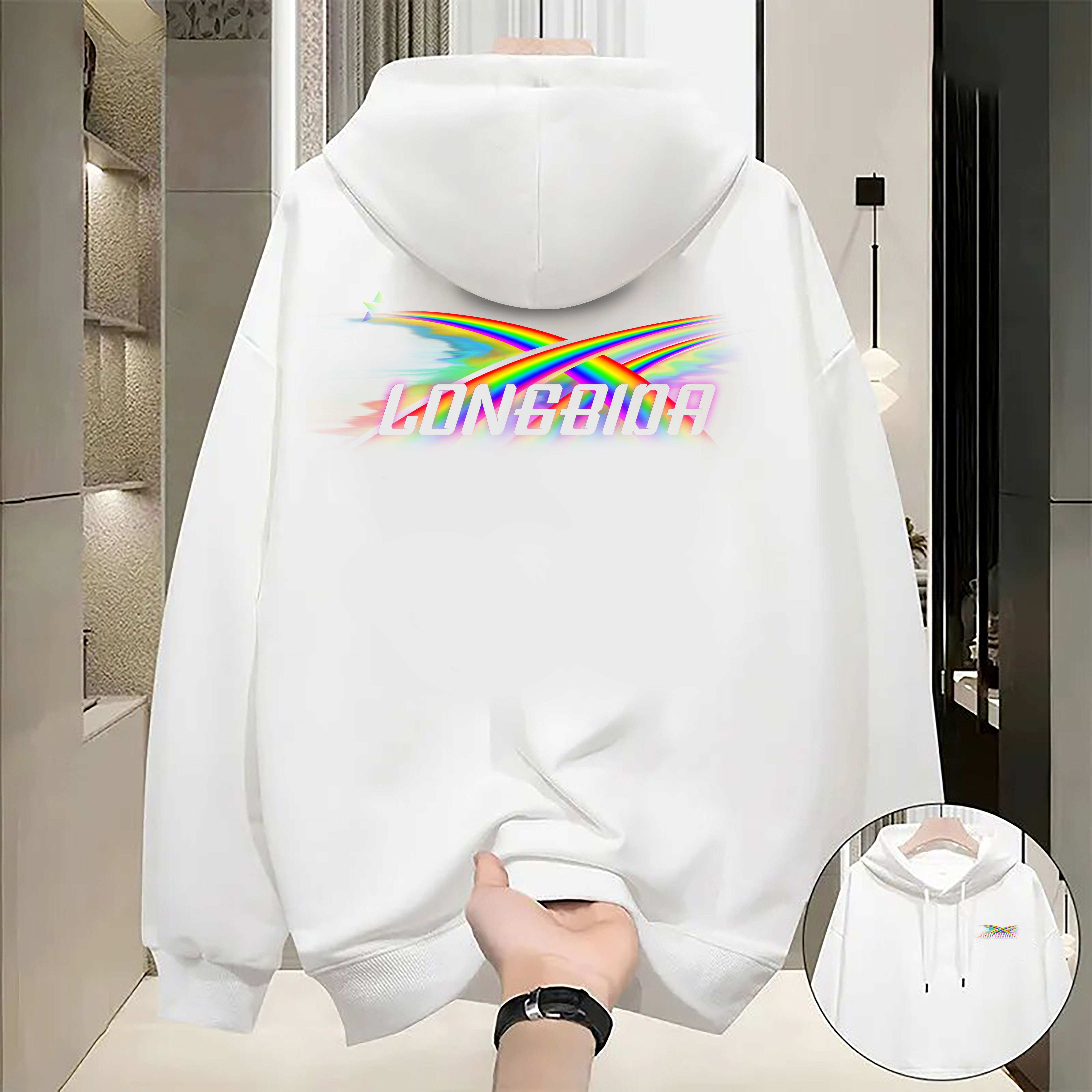 Casual ZipUp Hoodie HarajukuInspired Oversized Sweatshirt for Men and Women Grunge Strtwear Fashion L251018VLBC