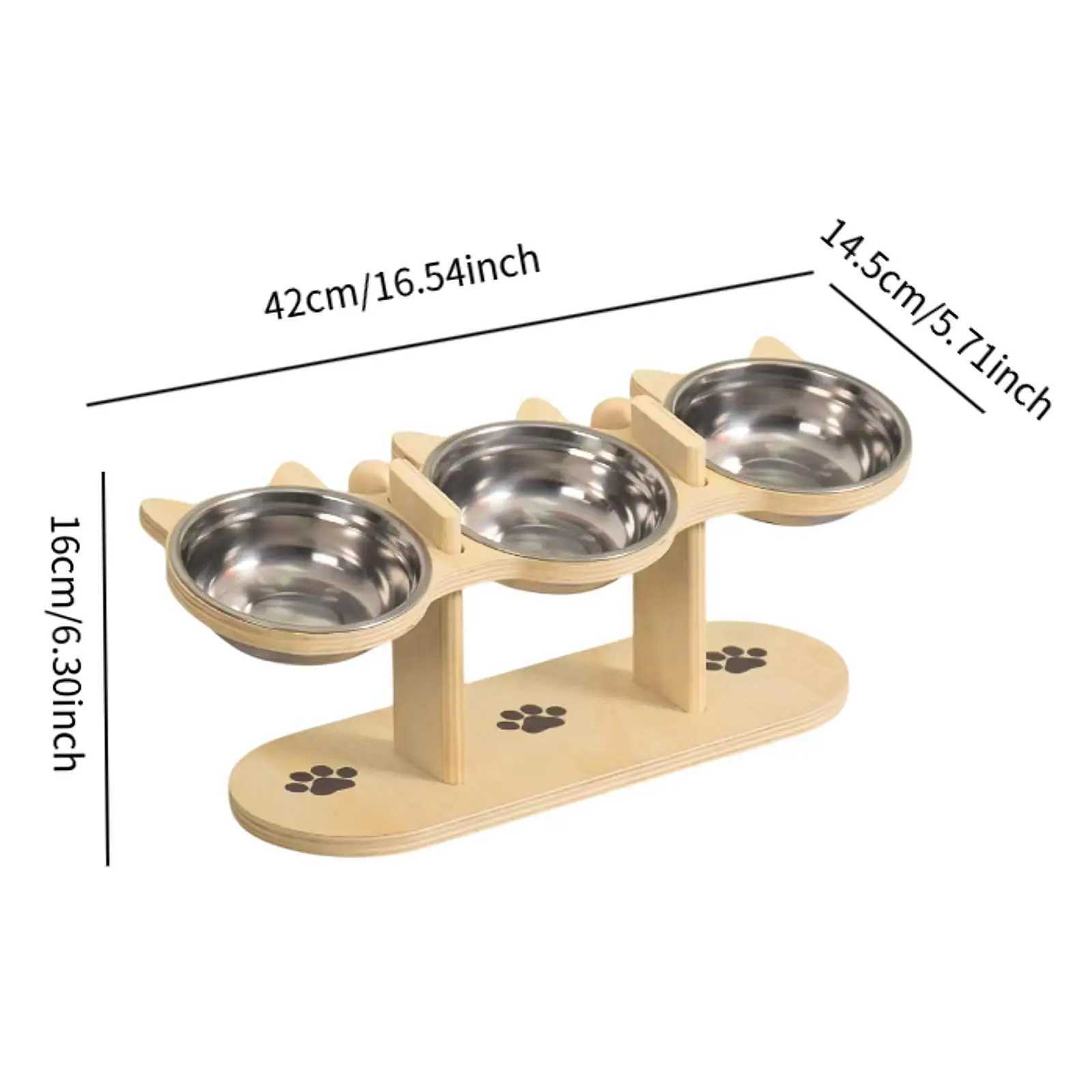Elevated Cat Bowls Lightweight Pet Food Feeder for Small Dogs Cats Puppy Raised Stand Anti Vomit C251009