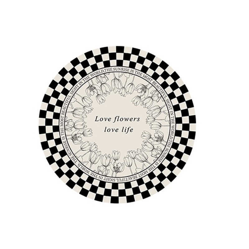 Tea Coaster Light Luxury Highend Feel Plate Mat Wearresistant Heat Insulation Mat Household Waterabsorbent Oilabsorbent Quickdrying Bowl Pot Mat C2510