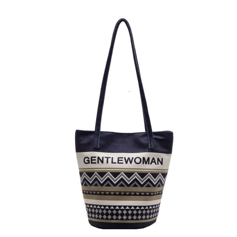 Tote Canvas Bag for Women, Large Capacity, New Autumn and Winter Casual Single Shoulder Commuter Bucket Handbag Mini