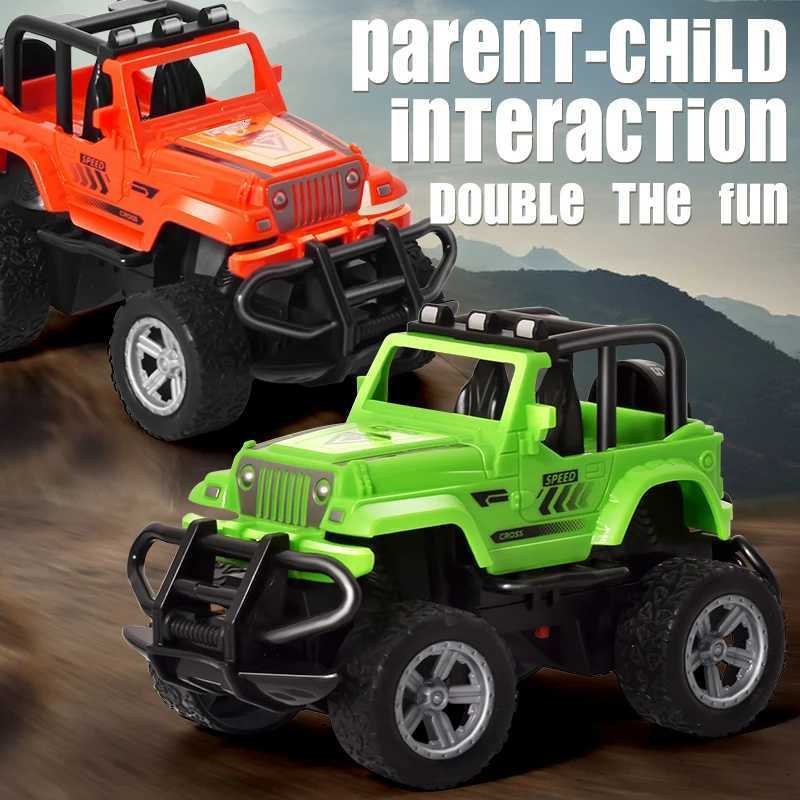Childrens toy car remote control car fourwheel drive inertia offroad strong impact resistance performance cool driftingT251010