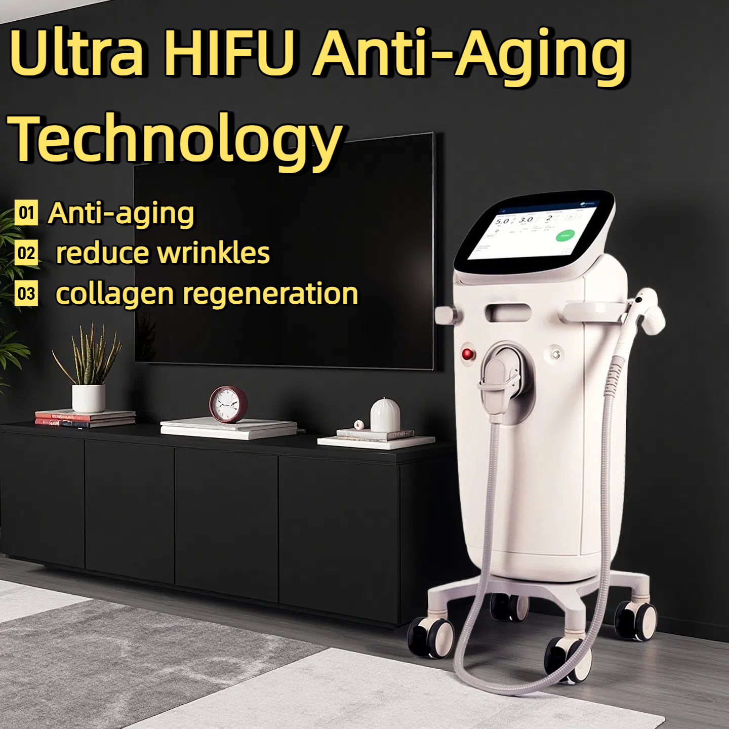 Ultra HIFU Anti-Aging Technology Anti-aging Reduces Wrinkles And Stimulates Collagen Regeneration Efficient And non-invasive Facial Contouring Equipme