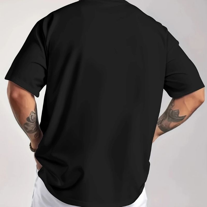 Men's Graphic Oversized T-Shirt - Artistic Casual Tee-44