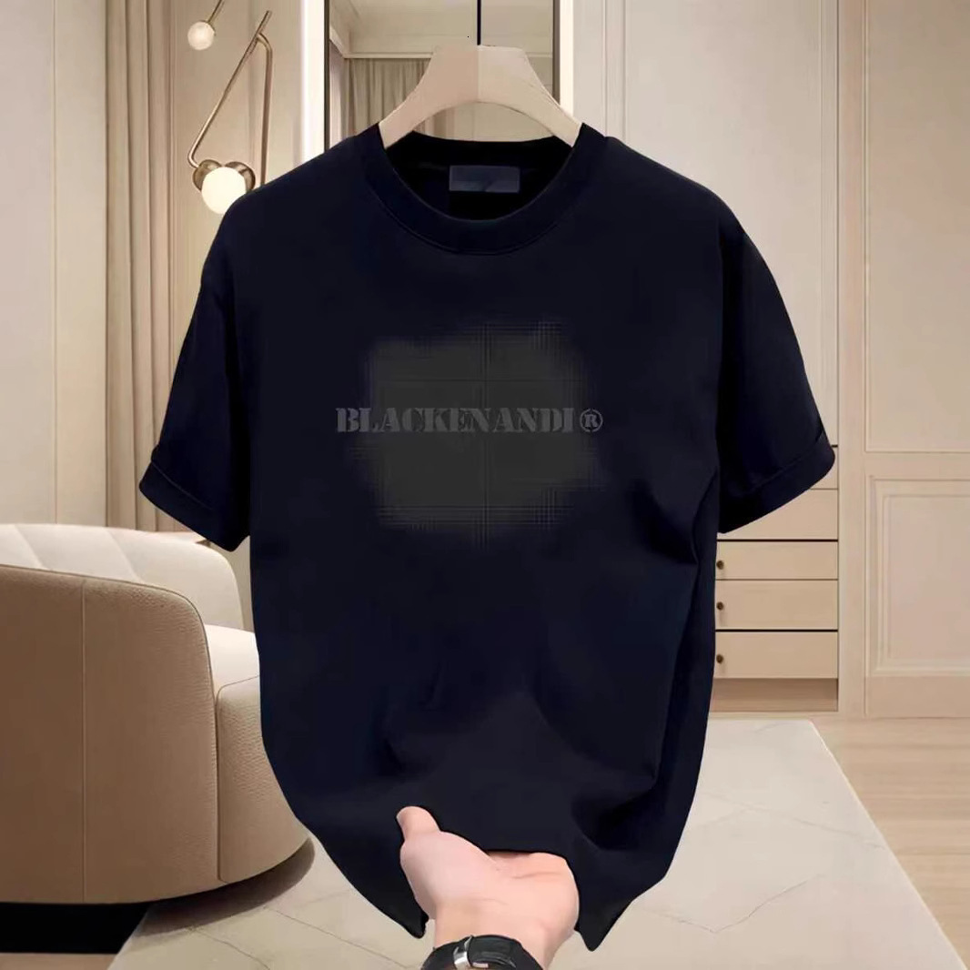 American Designer Hoodie Style Cool Designer Shirt Heavyweight Summer Short Sleeve T-shirt For Men Youth Pure Cotton Ins Trend Loose Round Neck Half Sleeve Top