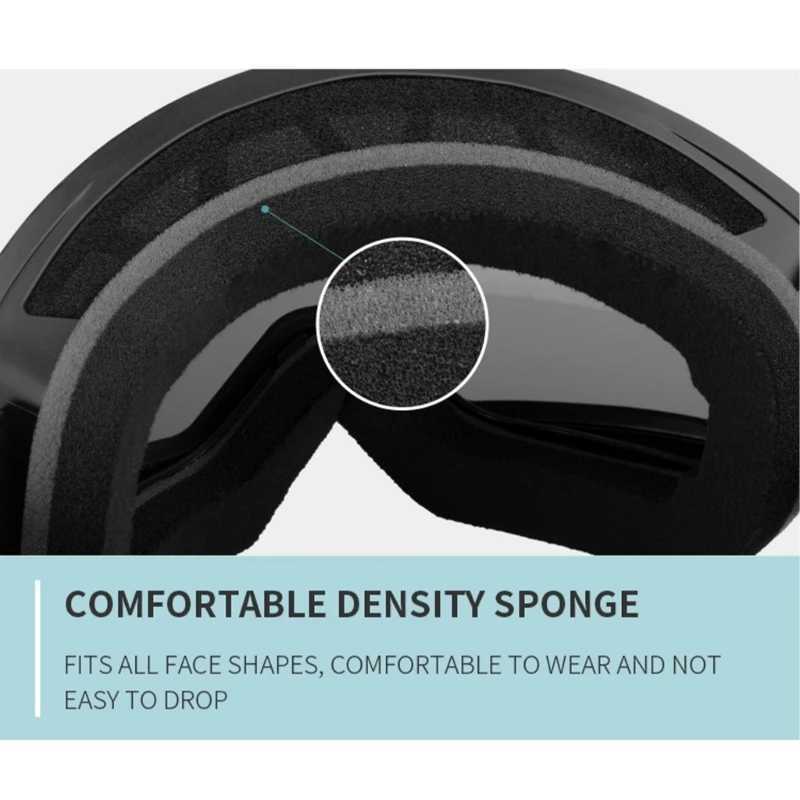 Unisex Ski Goggles Fog Resistant Skiing Snowboarding Goggles Snow Goggles Cycling Motorcycle Goggles for Women Men Z250929