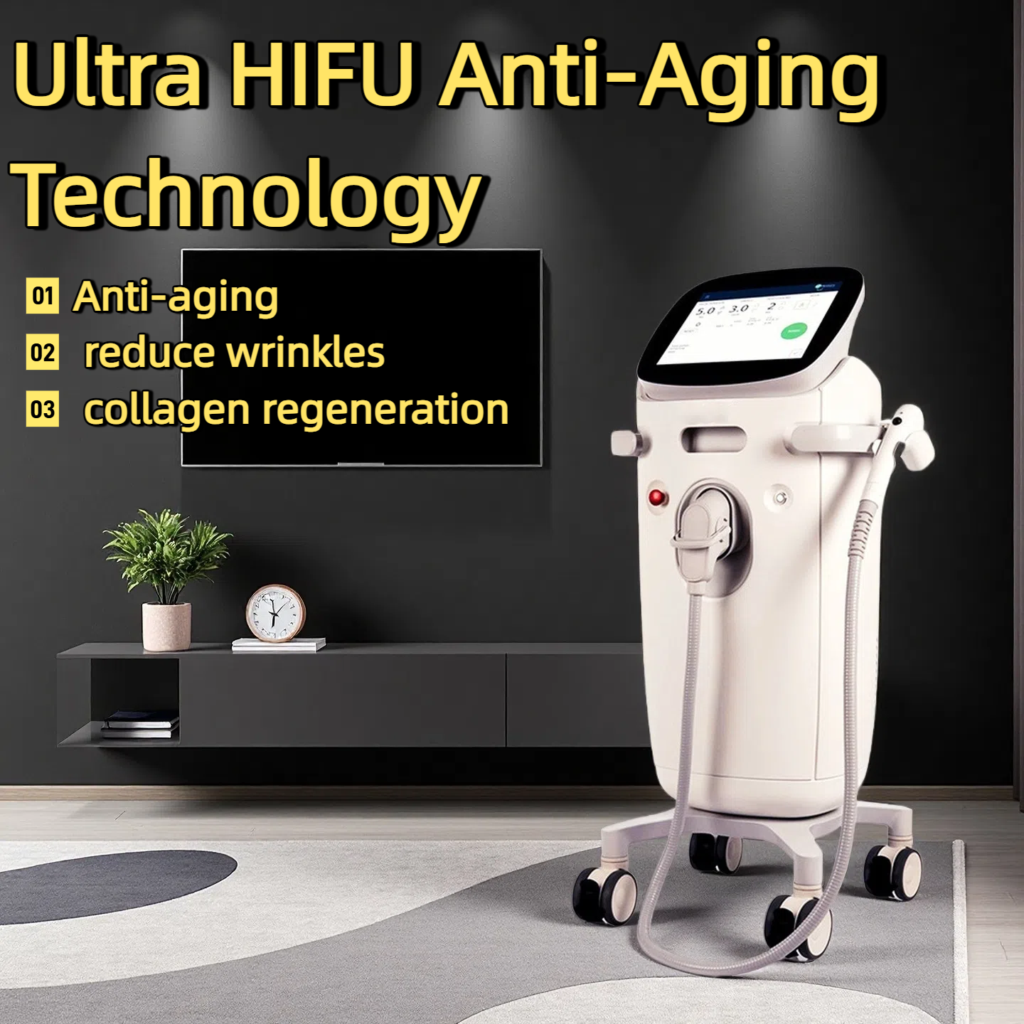 Ultra HIFU Anti-Aging Technology Anti-aging Reduces Wrinkles And Stimulates Collagen Regeneration Efficient And non-invasive Facial Contouring Equipme