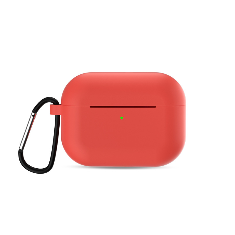 Soft Silicone Protective Cases Wireless Earphone Shockproof Protective Bag Anti-drop With Hook For Apple AirPods 1 2 3 4 Pro Pro2