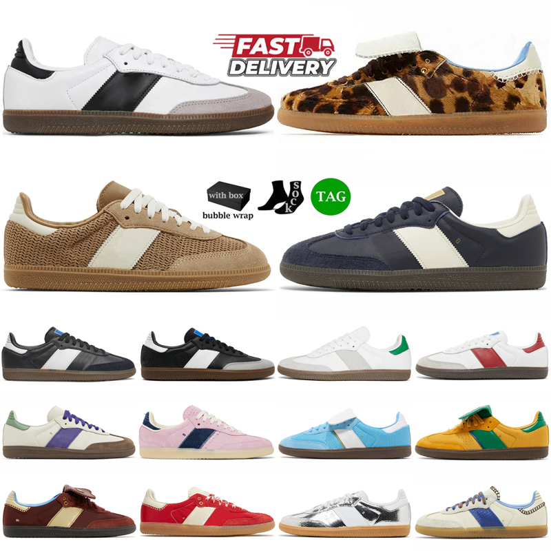 New designer vegan OG sneakers casual shoes Leopard Black White Gum Nylon Silver Leather Red cream orange mens womens trainers outdoor sport sneaker