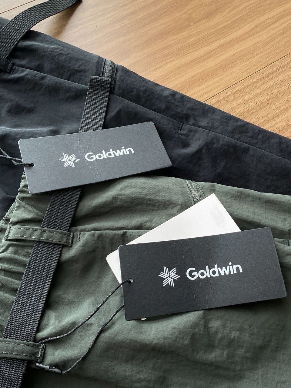 Men's Pants Goldwin Loose Straight Sweatpants Thin Adjustable Belt Elasticity Trousers Men Women Casual Hem Drawstring Quick Drying Z260315