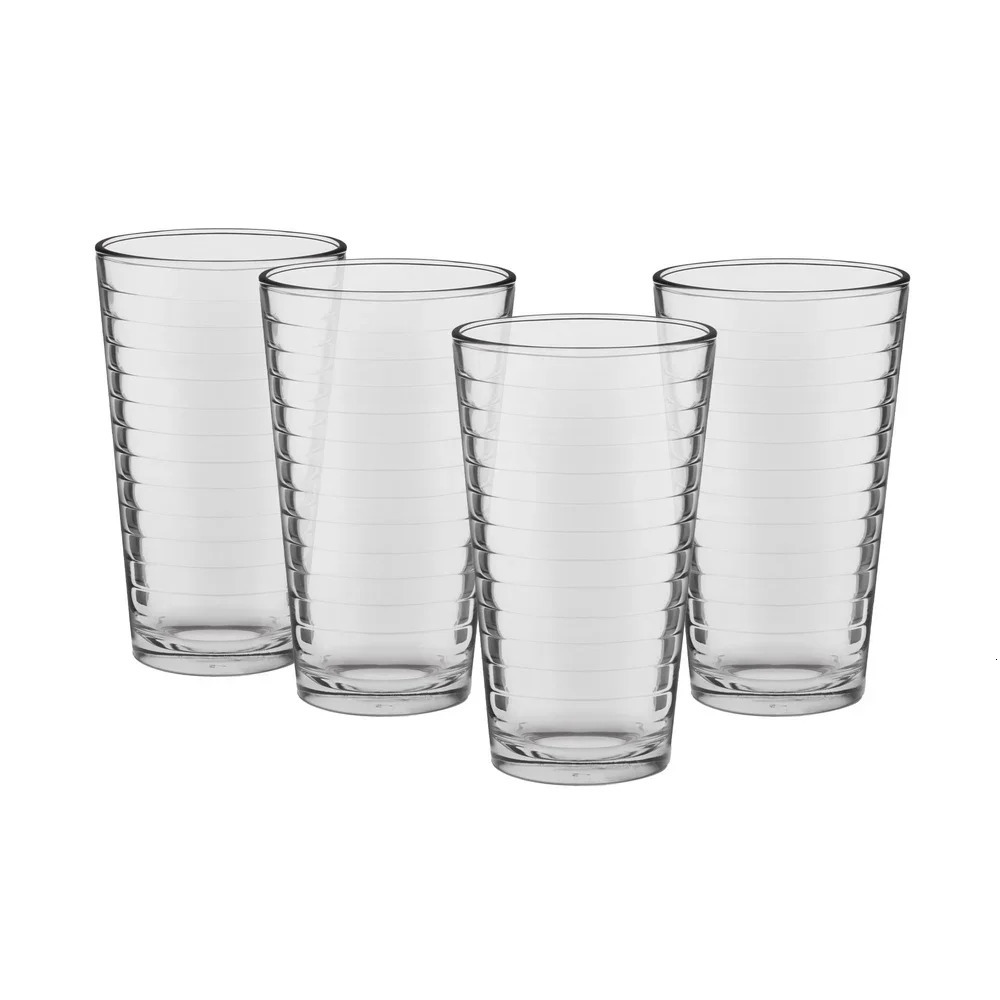 8Piece Set HighQuality Drinking Glasses Elegant Drinkware Stackable Durable Dishwasher Safe Home Bar Kitchen Party 251010