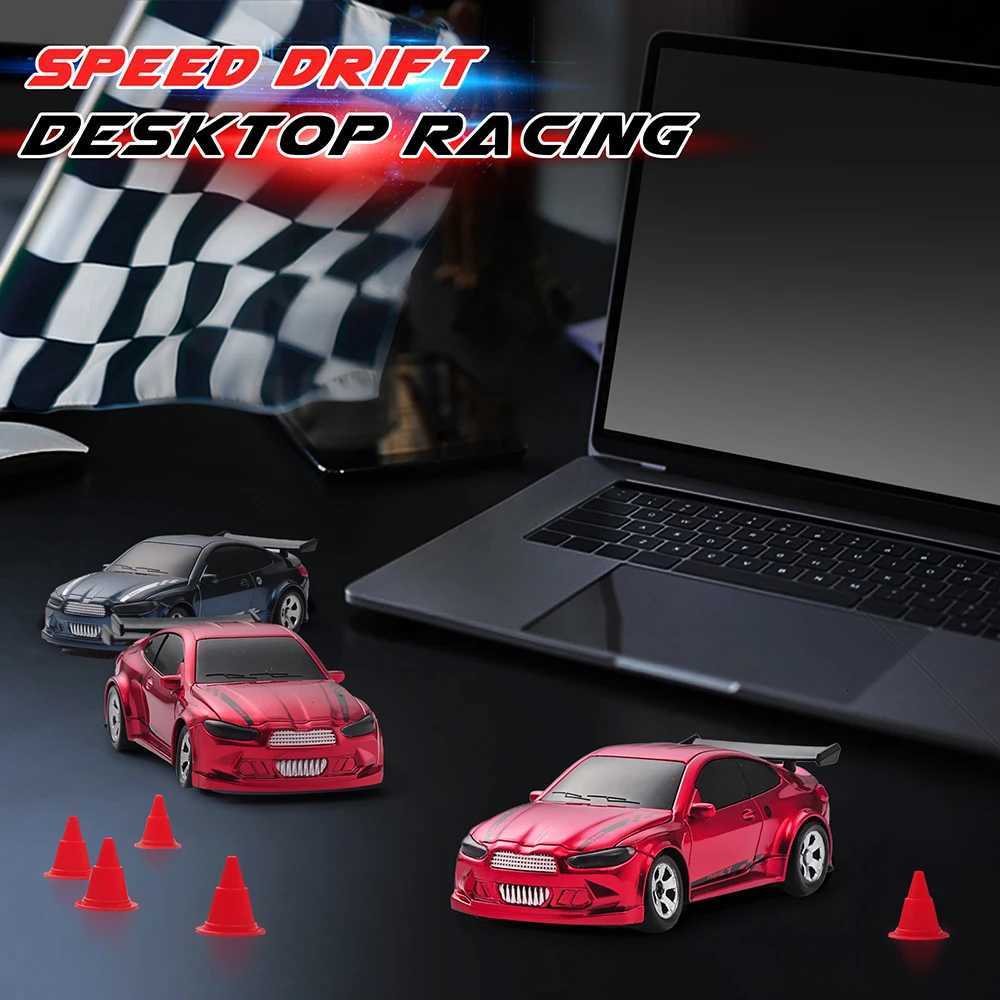 KF20 164 RC Drift Car 24G HighSpeed Turbo Racing Car FourWheel Mini Desktop Remote Control Car Electric Toy Children GiftsT251010