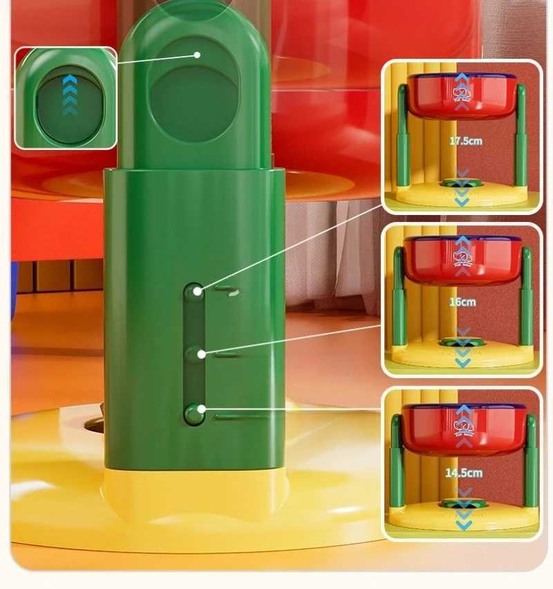 Adjustable dog bowl cat bowl with suction cup anti knock pet bowl universal protection cervical spine dog food bowl water bowl C251009