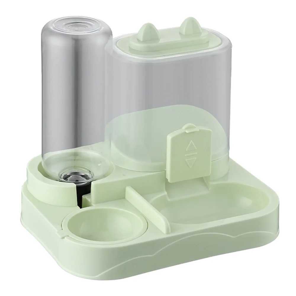 Automatic Pet Bowl for Cats 2in1 Feeder Water Dispenser NonSlip Cat Bowl Suitable for Cats Small Dogs C251009