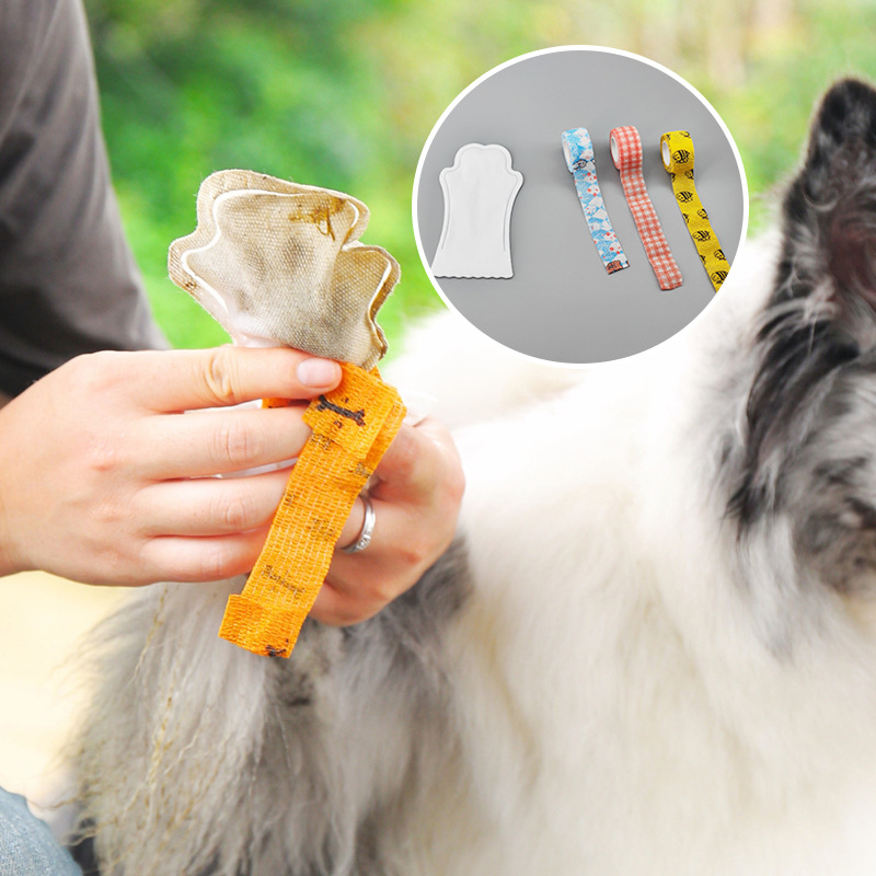 Dog Shoes Scratch-Proof Cat Boots for Outdoor Wear Dirt-Resistant & Scratch-Proof Pet Disposable Dog Shoe Covers in White