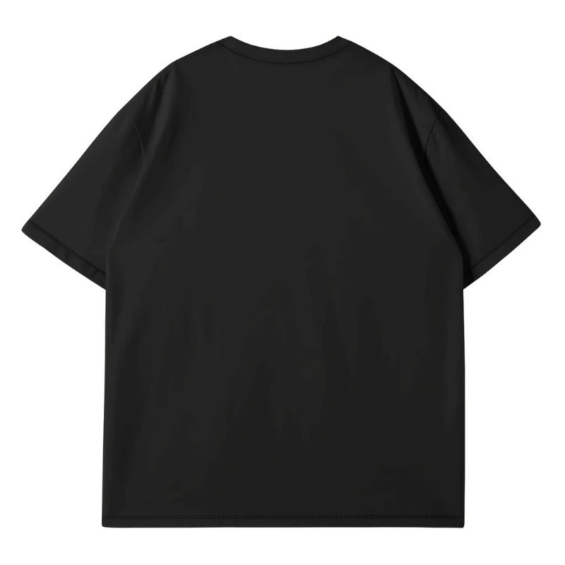 Men's Artistic "Soulmates & Strangers" Graphic Oversized T-Shirt - Abstract Print Casual Tee-38