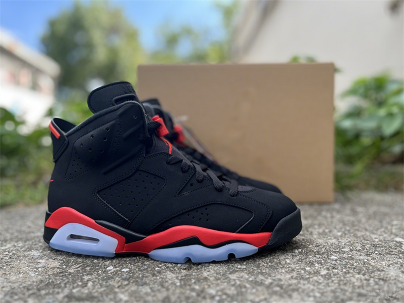 Basketball Shoes 6s Reverse Infrared Black/Light Crimson Trainers Sports Sneakers Designer With Box