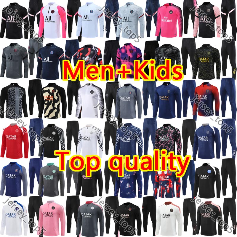 2025 26 pPSG tracksuit Paris tracksuits training chandal 21 22 24 25 26 survetement tuta retro futbol psgES Soccer tracksuit football tracksuit kid men kids kits