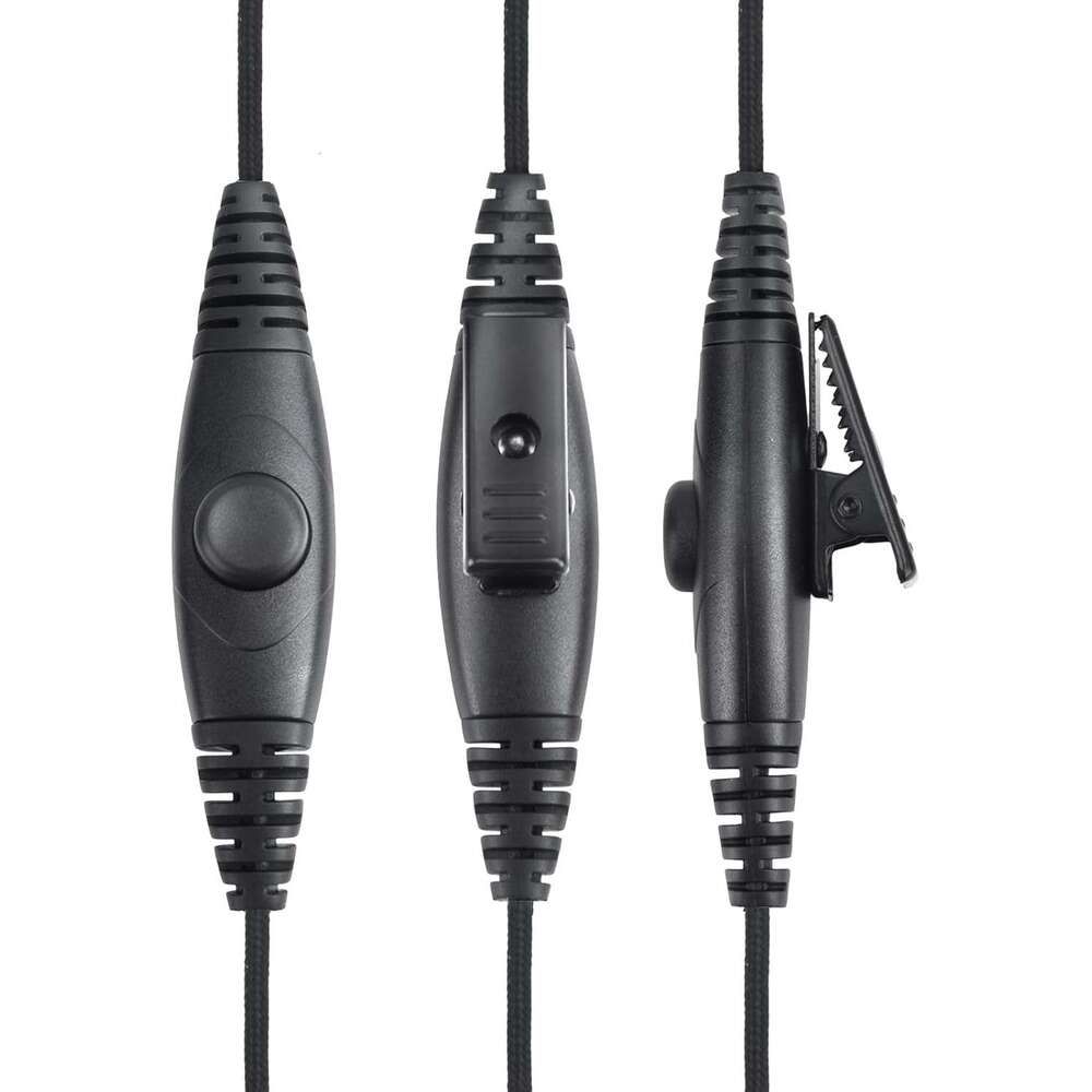 Ptt Two-way Radio Single-sided Earcup Boom Microphone Headset for Midland Walkie Talkie