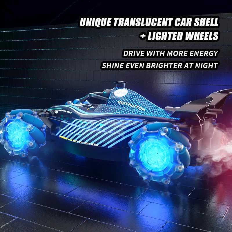 JJRC Q186 High Speed Rc Car 4WD Drift Swing Racing Simulation Magic spray Shock Absorbing Special Effect Children RC Car T251010