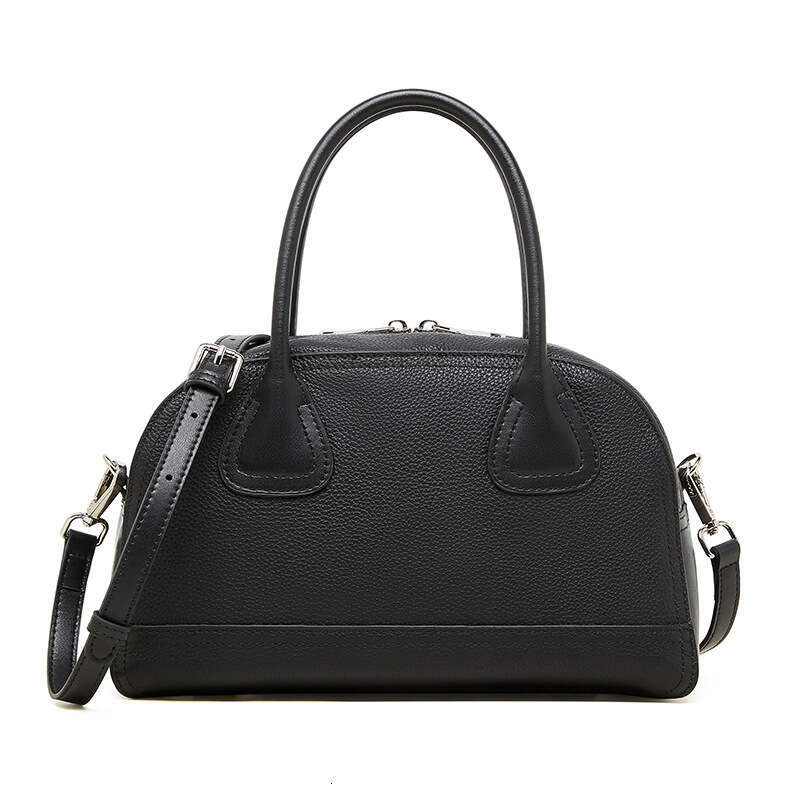 Luxury bag Genuine Leather Niche Bowling for Women Summer New Simple Shoulder Casual Commuter Handheld Crossbody Bag