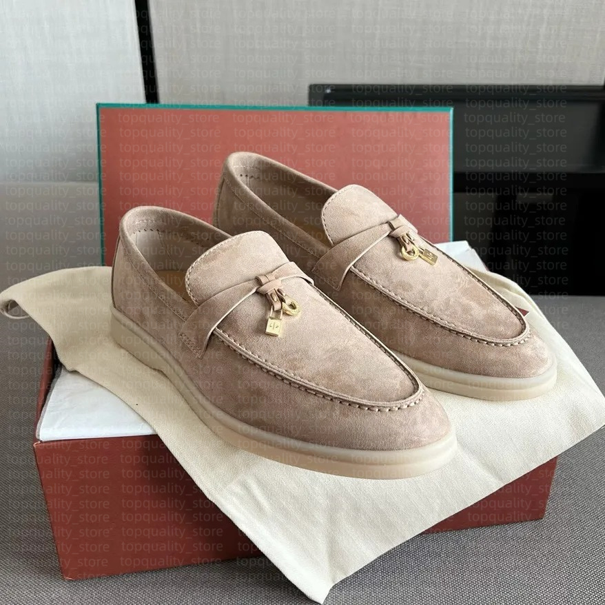 Loafers Women Men Dress Shoes It Designer Shoes Luxury Fashion Business Cashmere Leather Flat Shoes Low Top Suede Cow Oxfords Casual Moccasins Lazy Shoe
