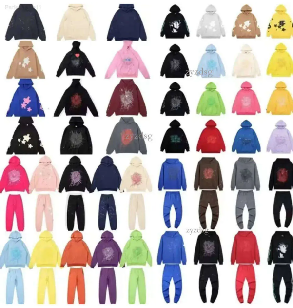 2024 New 5A hoodie Mens Hoodie for men Sweatshirts Hoody Young Thug Angel Women Web Hoodies Tracksuit Puff Print Pullover pants