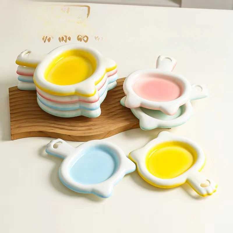 Ceramic Cat Bowl Cat Dog Water Bowl Antitip Neck Support with Handle Food Bowl Dog Food Bowl Pet Products Cat Supplies C251009