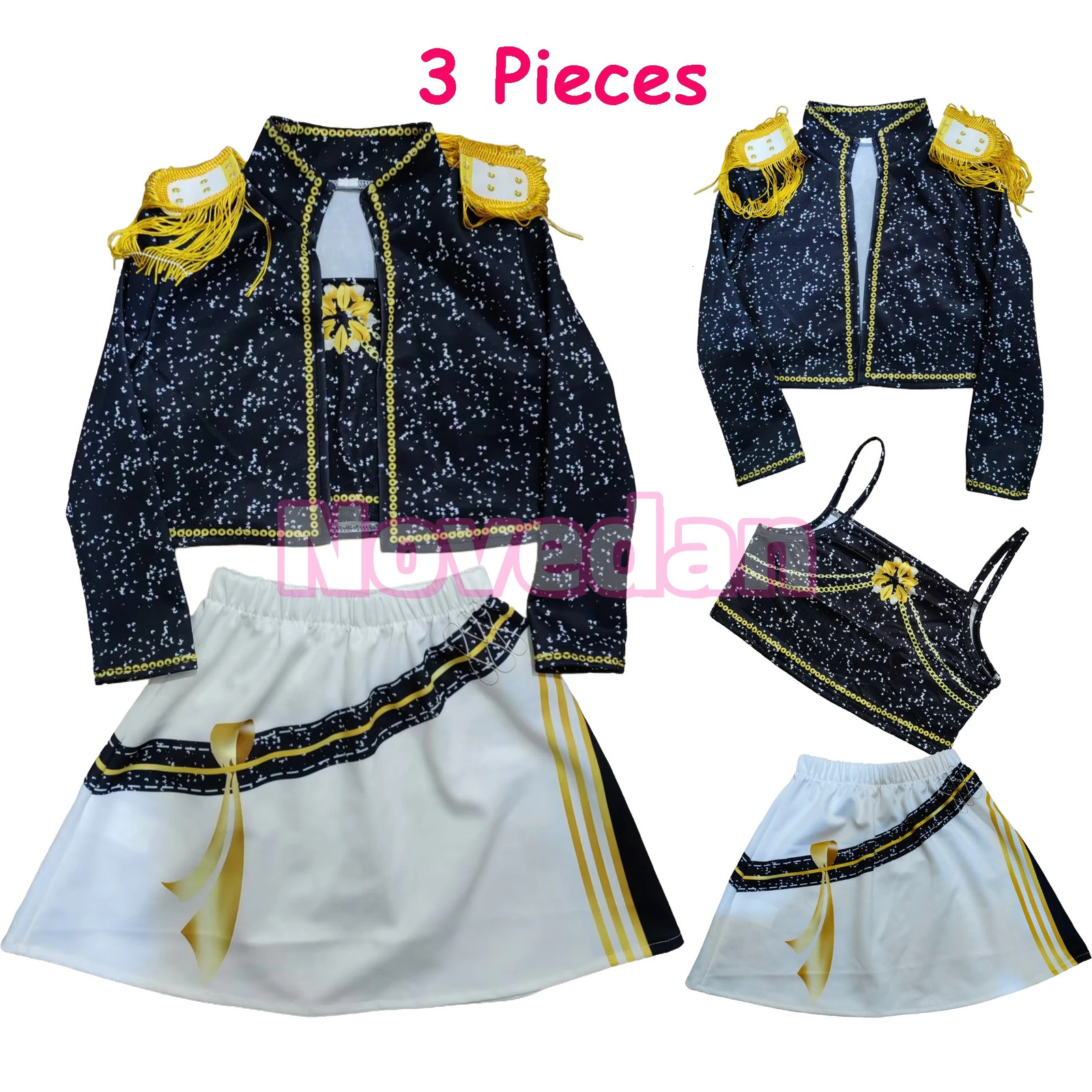 Kids KPop Demon Hunters Costume Set Zoey Rumi Mira Cosplay Huntrix Golden Girls Fancy Dress For Birthday Party Halloween Xmas251010
