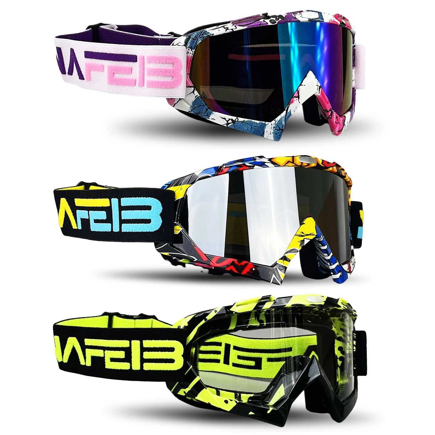 NAFEIB Motocross Glasses Motorcycle Sunglasses Man MTB ATV Mask Windproof Protection Skiing Cycling Racing OffRoad Goggles Z250929