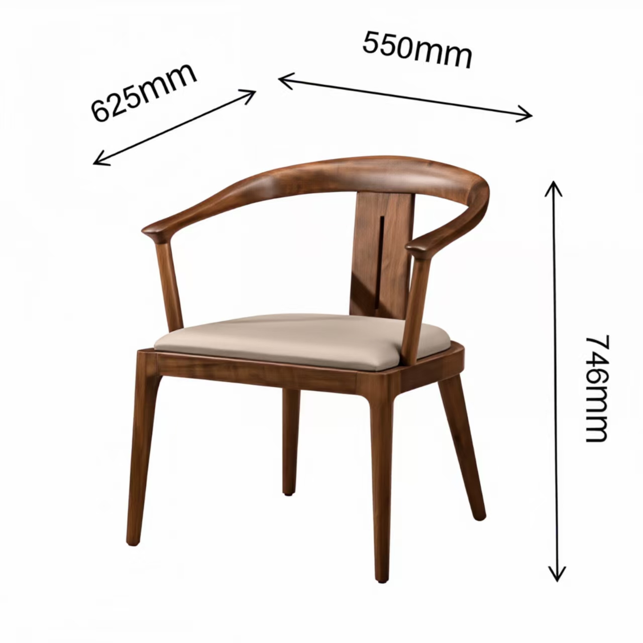 Zhong zhixin Ruimu The modern minimalist Chinese-style round table features a luxurious design crafted from solid wood with exquisite workmanship