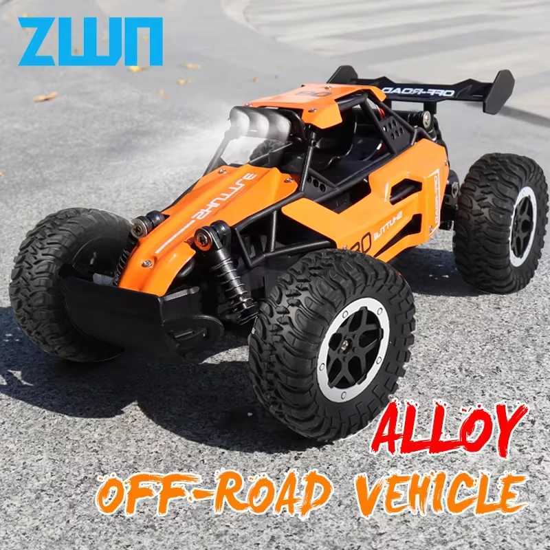 ZWN 116120 Alloy RC Car With LED Light 24G OffRoad Remote Control Climbing Vehicle Outdoor Cars Toys Gifts for ChildrenT251010