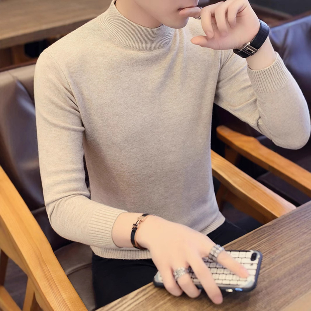 Men's Long Sleeve T-shirt Autumn Winter Designer Hoodie New Designer Shirt Warm Knitted Base Shirt Men's Sweater Men's Fashion Top