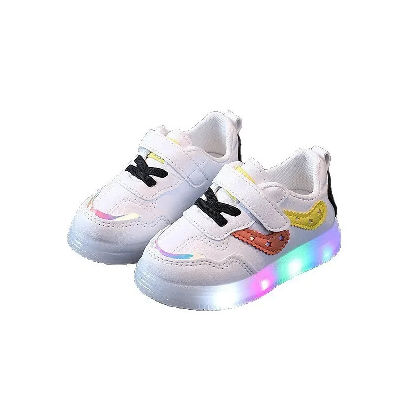 Autumn Light Baby Boy Girls Casual Shoes Outdoor Soft Sole Cute Print Sports Child Sneakers Nonslip n Kids Shoe Size 2130 251010