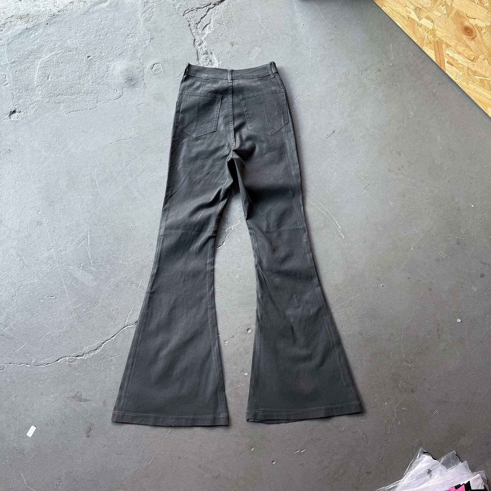Rick BLACK Zipper Pocket Fit elasticity slim PANT Jeans Cotton Denim Pants Comfort Casual Jeans Size S M L XL B7251009
