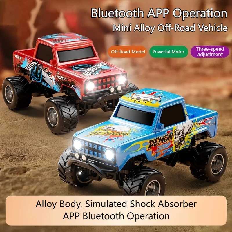 Small Monster 164 RC Car Mini 24Ghz Graffiti Design Remote Control Drift Car HighSpeed Offroad Climbing Cars Childrens ToysT251010